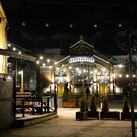 Appartement City Studio With Patio, Free Parking & Sauna! Oulu