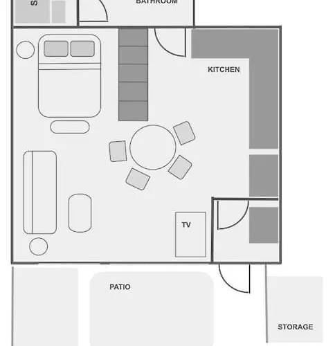 City Studio With Patio, Free Parking & Sauna!